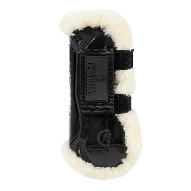 Gamaschen Vegane Wolle Velcro Kentucky Schwarz