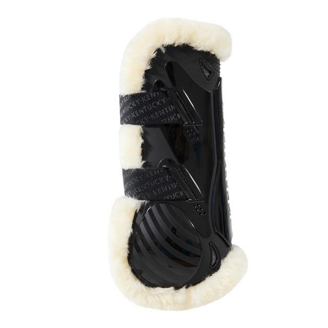 Gamaschen Vegane Wolle Velcro Kentucky Schwarz