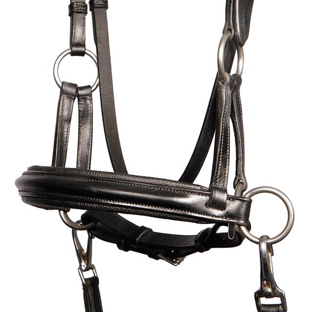 Gebisslose Trense Sidepull Harry's Horse Schwarz