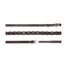 Geflochtene Zügel 13 mm US Hunter Collection Dy'on Braun