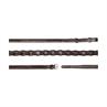 Geflochtene Zügel 13 mm US Hunter Collection Dy'on Braun