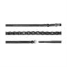 Geflochtene Zügel 13 mm US Hunter Collection Dy'on Schwarz