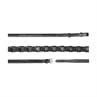 Geflochtene Zügel 16 mm US Hunter Collection Dy'on Schwarz