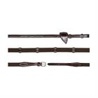 Geflochtene Zügel mit Stegen US Hunter Collection Dy'on Braun