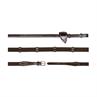 Geflochtene Zügel mit Stegen US Hunter Collection Dy'on Braun