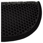 Gelpad Hexagonal Ausschnitt Widerrist Soft Gel BR Schwarz