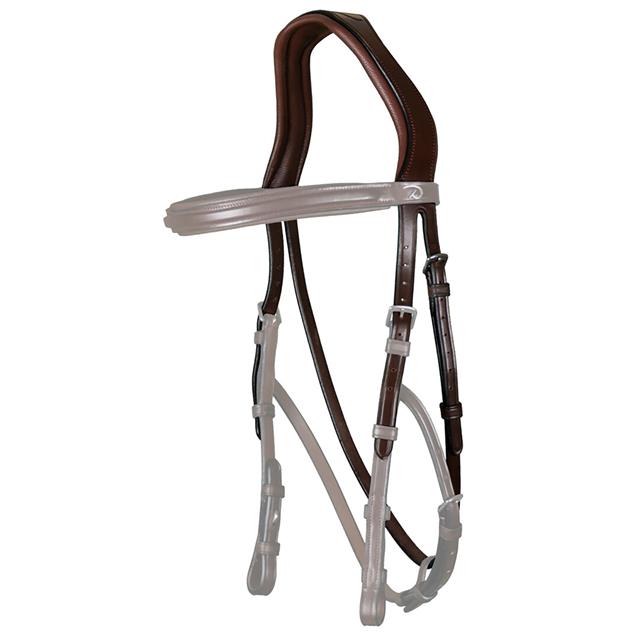 Genickstück Hackamore New English Collection Dy'on Braun