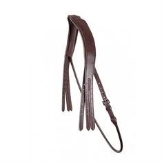 Genickstück Kandare Classic Curved Round Organic Tanned Montar Braun