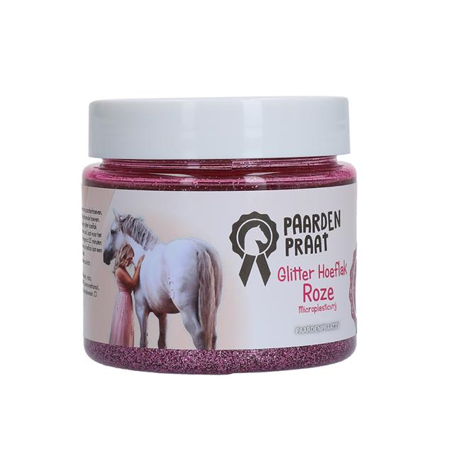Glitzer-Huflack PaardenpraatTV Rosa