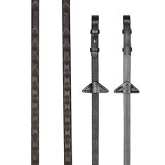 Gummizügel Magna Grip LeMieux Braun-Gold
