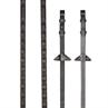 Gummizügel Magna Grip LeMieux Braun-Silber