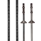 Gummizügel Magna Grip LeMieux Mittelbraun-Silber
