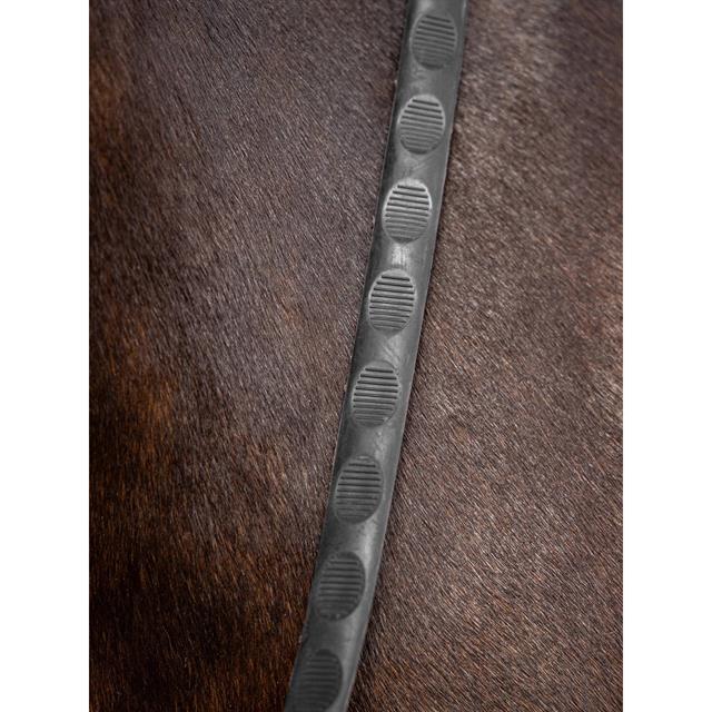 Gummizügel Magna Grip LeMieux Schwarz-Silber