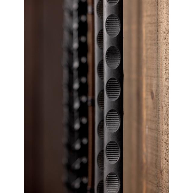 Gummizügel Magna Grip LeMieux Schwarz-Silber