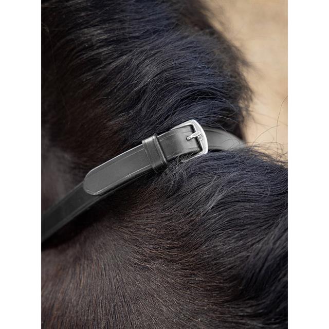 Gummizügel Magna Grip LeMieux Schwarz-Silber