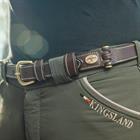 Gürtel Glattleder Dy'on Schwarz