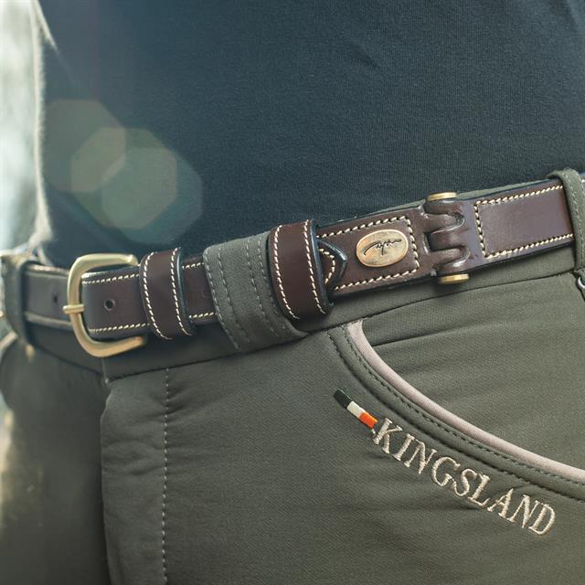 Gürtel Glattleder Dy'on Schwarz