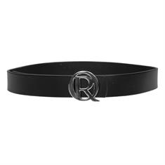 Gürtel Logo Quur Schwarz-Silber