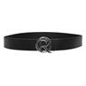 Gürtel Logo Quur Schwarz-Silber
