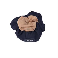 Haargummi mit Kristall-Haarnetz LeMieux Dunkelblau-Beige