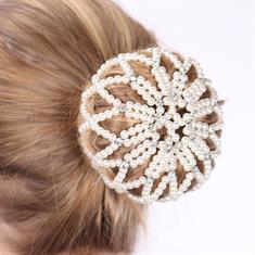 Haarnetz Mit Perlen & Strass