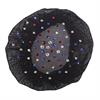 Haarnetz Rhinestone QHP Schwarz-Blau