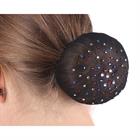 Haarnetz Rhinestone QHP Schwarz-Blau