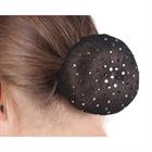 Haarnetz Rhinestone QHP Schwarz-Silber