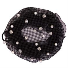 Haarnetz Twinkle QHP Schwarz-Silber