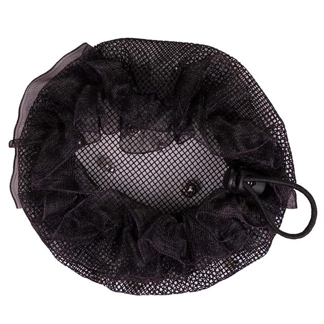 Haarnetz Twinkle QHP Schwarz-Silber