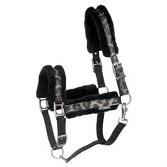 Halfter Leopard Horsegear Grau-Schwarz