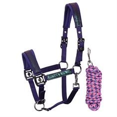 Halfterset Diva Violet Harry's Horse Dunkellila