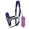 Halfterset Diva Violet Harry's Horse Dunkellila