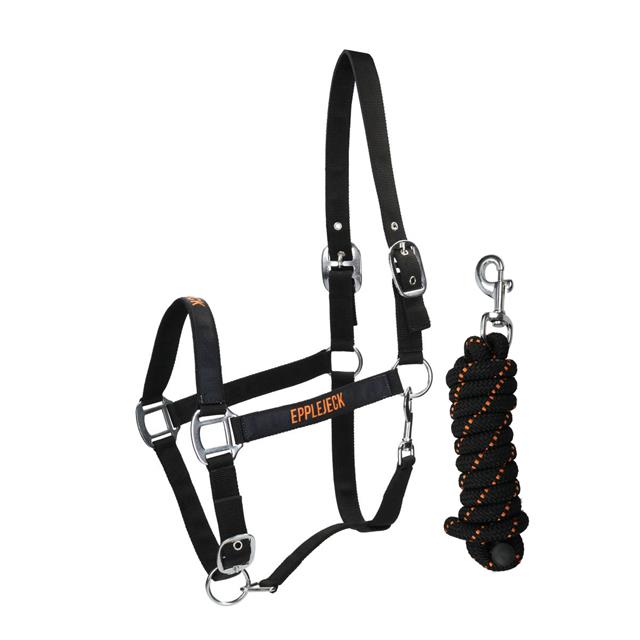 Halfterset EJLogo Epplejeck Schwarz