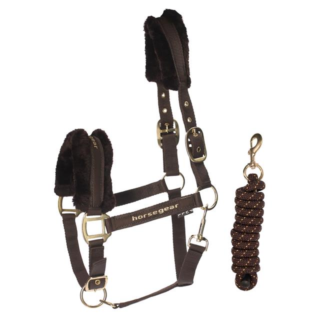 Halfterset HORSEGEAR Reno Braun