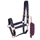 Halfterset Just Ride NightSky Harry's Horse Dunkelblau