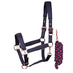 Halfterset Just Ride NightSky Harry's Horse Dunkelblau