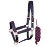 Halfterset Just Ride NightSky Harry's Horse Dunkelblau