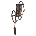 Halfterset mit Fliegenstirnriemen Imperial Riding Mittelbraun