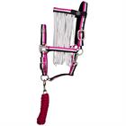 Halfterset mit Fliegenstirnriemen Imperial Riding Rosa