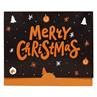 Halter "Weihnachten" für Geschenkgutschein Schwarz