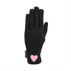 Handschuhe Fall In Love Kids Epplejeck Schwarz-Pink