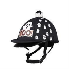 Helmcover Halloween QHP Schwarz-Weiß