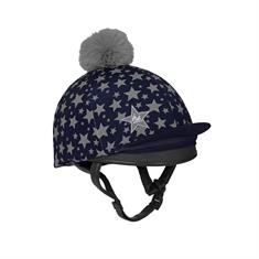 Helmcover Reflective Print Kids LeMieux Dunkelblau