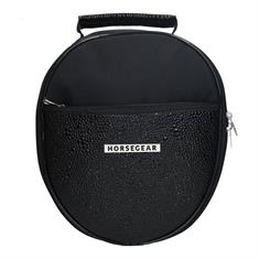 Helmtasche HGCroco Patent HORSEGEAR Schwarz