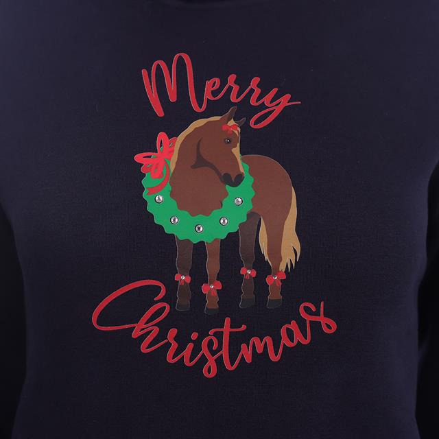 Hoodie EJMerry Christmas Epplejeck Dunkelblau