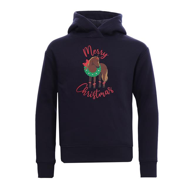Hoodie EJMerry Christmas Kids Epplejeck Dunkelblau