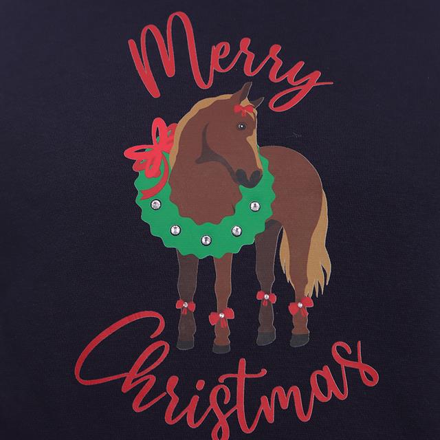Hoodie EJMerry Christmas Kids Epplejeck Dunkelblau