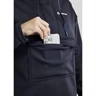 Hoodie Quater Zip Anorak Montar Dunkelblau