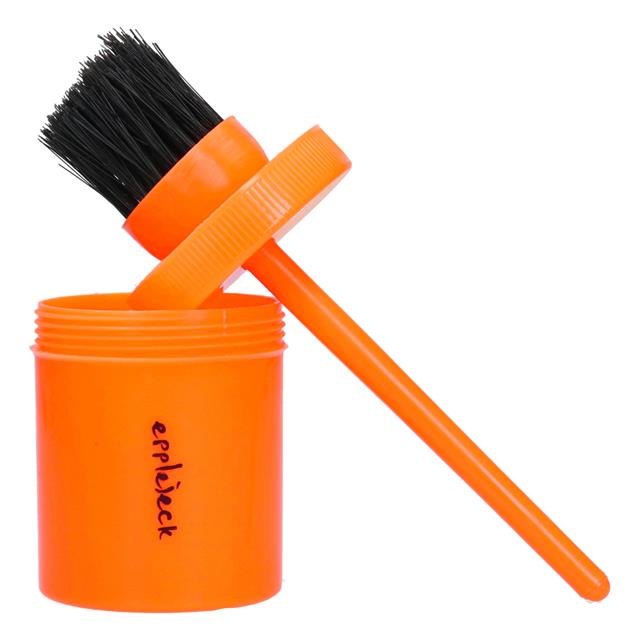 Hufpinsel mit Pinseldose Epplejeck Orange